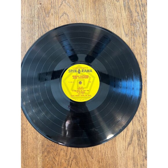 Jesse Crawford "Organ Fantasies" Vinyl Record Spin-O-Rama Album S-102-A - Picture 2 of 5